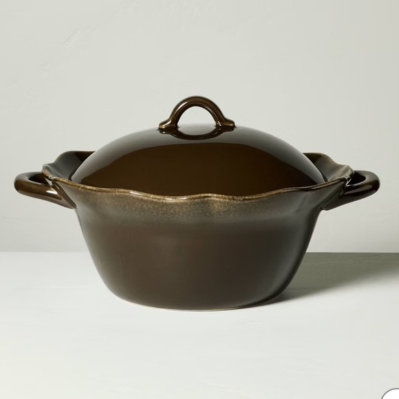 Hearth & Hand Other - HEARTH & HAND NWT wavy edge soup terrine -brown